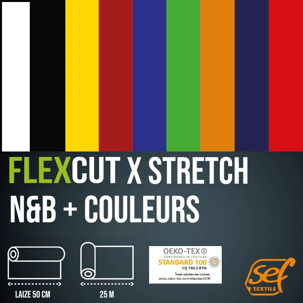 FlexCut X Stretch Ancho 50cm (Farben)