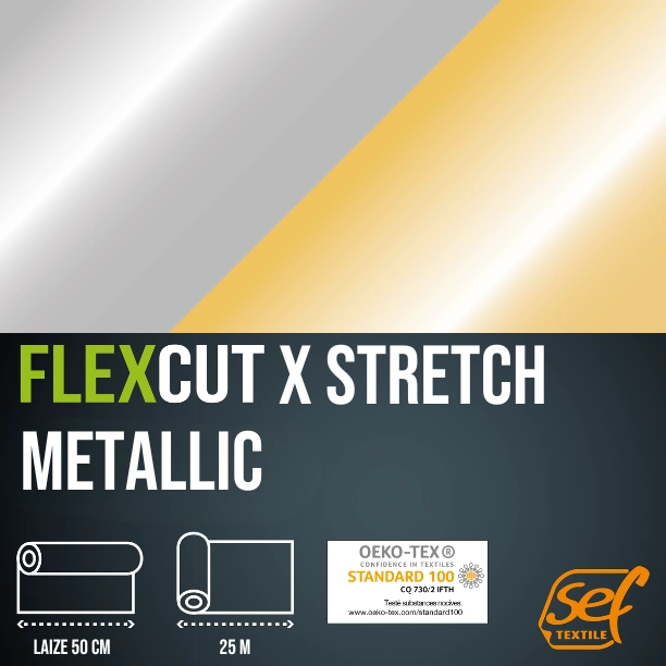 FlexCut X Stretch Breite 50 (metallisch)