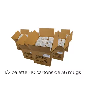 1/2 Palette Sublimierte AAA-Tassen 11oz/325ml