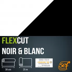 FlexCut Breite 30 (Schwarz/Weiß)