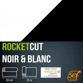 RocketCut Breite 30 (Schwarz/Weiß)