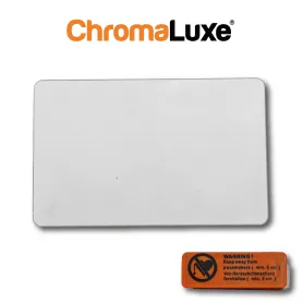 Set mit 10 Chromaluxe-Aluminium-Abzeichen mit magnetischem Befestigungsset