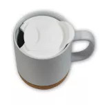 Tasse mit Korkboden und Plastikdeckel - M19